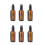 Brown Glass Spray Bottles for Storage 18Pcs Refillable Portable Holders 1