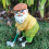Hetang Yuese tuinkabouterbeeldje - Tuinfiguur - Kabouter - Golf Deco Buiten 3