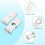 DA61-07540A Version for  Refrigerator Freezer Handle Support for  Freezer Door Handle Replacement Kit 3
