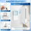 Automatic Soap Dispenser Wall Mount for Bathroom, 14.2oz Rechargeable Touchless Auto  Foaming Hand Soap Dispenser 3
