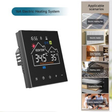 3A-WIFI voor Slimme Vloerverwarmingsthermostaat, Watergedragen Vloerverwarming, Elektrische Vloerverwarming, Temperatuurregeling voor Schakelaar