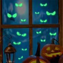 Ghost Eyes Stickers Glow-in-the-Dark Halloween Decoration