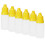 50Pcs 5ml Squeezable Empty Eye Dropper Bottles with Lids Plugs - Yellow 2