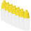 50Pcs 5ml Squeezable Empty Eye Dropper Bottles with Lids Plugs - Yellow 5
