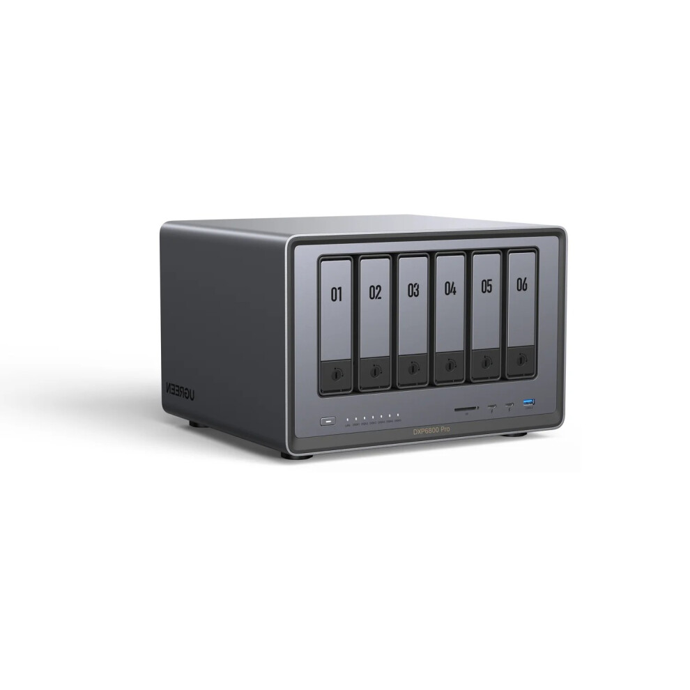 Ugreen Black/Grey Nasync Dxp6800pro Nas Desktop Intel® Core™ I5 I5-1235U 8 Gb Ddr - Image 12