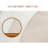 Hetang Yuese Στρογγυλό χαλί Shag Super Soft Touch 2