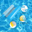 Hetang Yuese Inflatable Hammock, 2 pcs Inflatable Pool Float 3