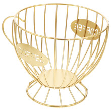 Coffee Capsule Holder Iron Cup-Shaped Organizer