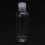 100MlClear Flip Top Cap Refillable Bottle Transparent Small Simple Empty Bottles 2