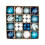 Christmas tree ornaments blue white 44 pieces 1