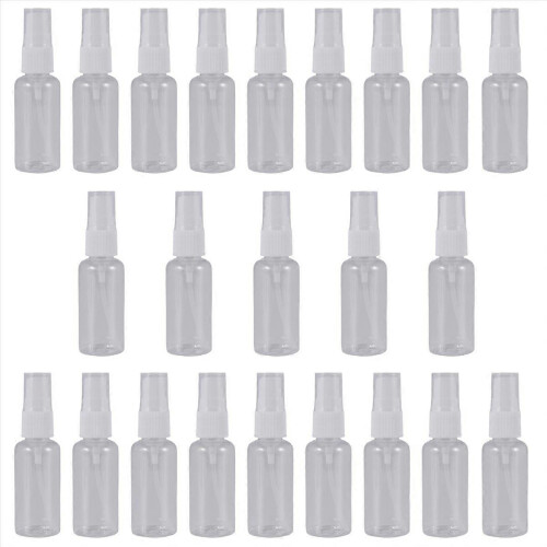 36Pcs 30Ml/1Oz Mini Fine Mist Bottles Refillable Bottles Small Empty Clear Plastic Travel Size Bottl 2