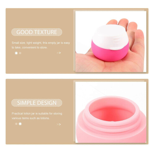 2pcs Refillable Cosmetic Jars Empty Cream Containers Lotion Jars Lotion Jars with Lid(20ml) 1