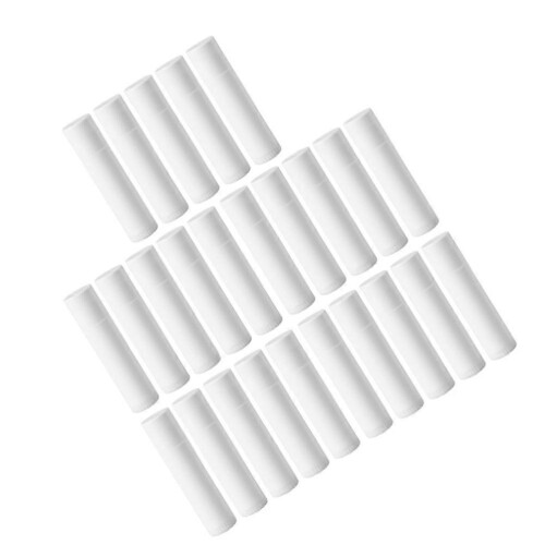 30pcs 5g DIY Empty Lip Balm Tubes Lip Pomade Storage Container Plastic Storage Tubes (White) 2