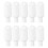 Squeeze Pointed Bottle 10Pack Practical Design 30ml Square White HDPE For Athletes Storage 2