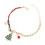 Christmas tree charm bracelet adjustable rope hand chain 5