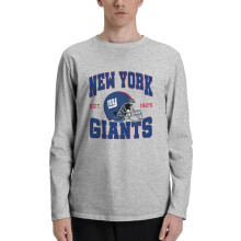 NYG Giants heren T-shirt met lange mouwen en ronde hals