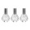 Perfume Atomizer Leakproof Sprayer Travel Refillable Bottle 3Pcs White Silver Cap 15ml 2