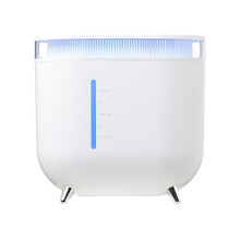 Humidificateur d'air à double buse de 2000 ml avec diffuseur et LED colorées rafraîchissantes