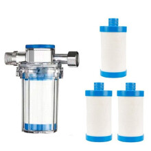 Universele douchefilters met luchtreiniger voor keukenkranen.
