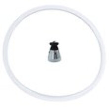 1 soupape en métal et plastique pour autocuiseur et 1 tuyau de 24 cm