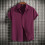 (Wine Red, M) Summer Men's Loose Solid Button Short-Sleeve Shirt Casual Top 1