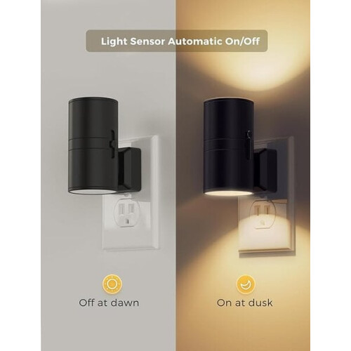 Tomada com luz noturna LED, tomada com luz noturna moderna, pri