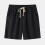 (White, M) Men's Retro Cotton-Linen Casual Shorts Summer Solid Elastic Plus Size Pants 4