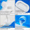 package 10 l foldable water bottle with mixer, portable la 1