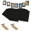 Black Photo Frames 4x6 with Clips and Ropes 20 Pack 1