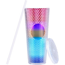 Tutuviw Studded Tumbler Cup 24 oz Double-Walled