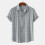 (C66, M) Men's Floral Short Sleeve Button-Down Shirt 1