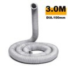 Ventilatieslang voor ventilatiekanalen van 100 mm, verkrijgbaar in lengtes van 1,5 / 3 / 6 meter.