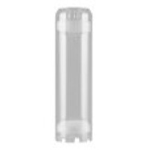 Cartouche filtrante à eau transparente vide et réutilisable de 10 pouces