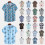 (C311, XL) Camicia da uomo a maniche corte con stampa digitale a tema spiaggia tropicale. 2