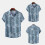 (C311, XL) Camicia da uomo a maniche corte con stampa digitale a tema spiaggia tropicale. 3