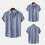(C311, XL) Camicia da uomo a maniche corte con stampa digitale a tema spiaggia tropicale. 4