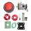 Kit de carburador com filtro de ar para motor 2 tempos de 47cc e 49cc - 0,59 pol. - S 1