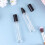 Empty Glass Perfume Spray Bottles Refillable for Storage 15Pcs Black Lid 2
