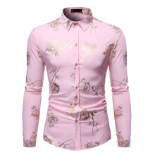 (Pink, XL) Vår Herr Hot Stamping Långärmad Tröja ZT-CS67