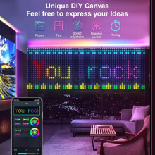 Cortinas de luces LED inteligentes