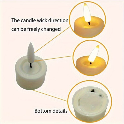 Velas LED con mando a distancia