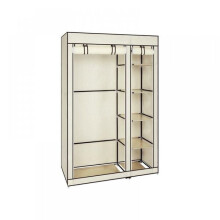 Armoire portable, beige, 1 pièce.