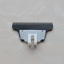 Lâmina de máquina de cortar cabelo para diversos tipos de cabelo, 10 unidades, preta.
