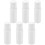 6 Pack White Refillable Sponge Bottles for Home Use Leak Proof Portable Plastic 30ml 5