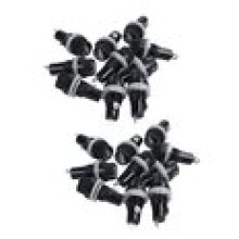 Lot de 20 fusibles en plastique 10 A CA 250 V 5 mm x 20 mm pour montage sur panneau