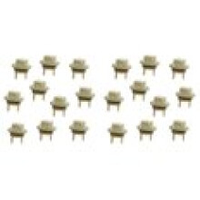 Conjunto de 20 peças para moedor de carne doméstico, incluindo componentes para fatiador de carne elétrico.