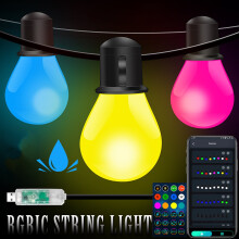 Guirlande lumineuse LED extérieure de Noël RGB40
