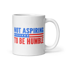 Mug blanc brillant 325 ml (11 oz) avec citation inspirante