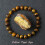 Bracciale da uomo RSAMD con perline occhio di tigre marrone, 8 mm 1