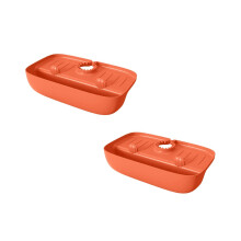 Égouttoir à vaisselle suspendu Xubond orange (1 pièce)
